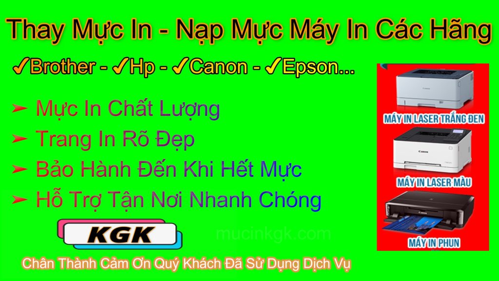 nạp mực in quận tân bình