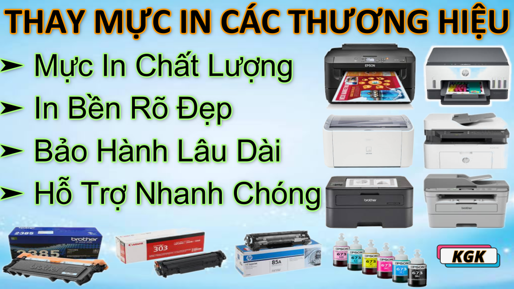 Dịch Vụ Nạp Mực In Quận Tân Phú