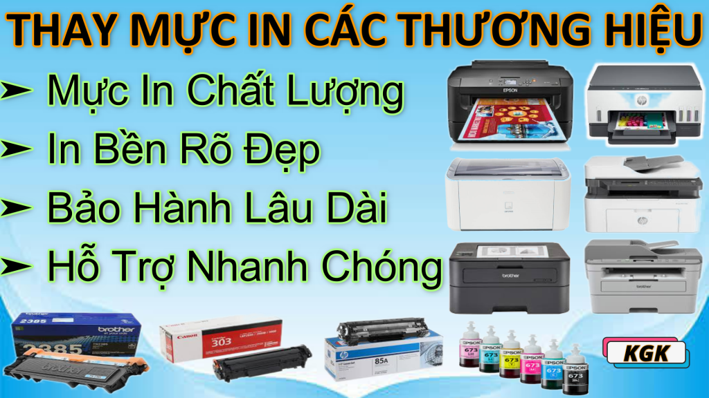 Dịch Vụ Nạp Mực In Quận Tân Bình