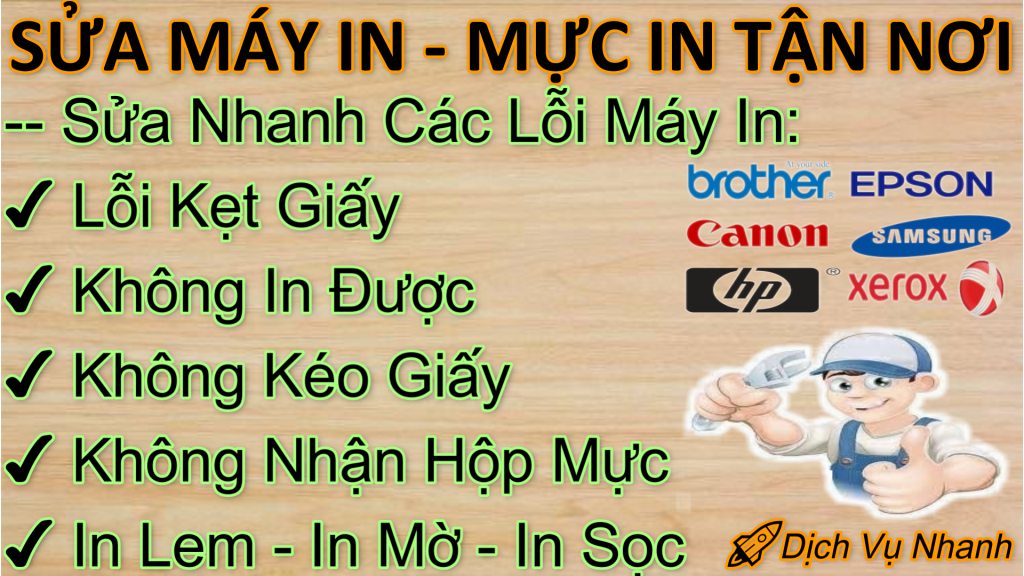 Dịch Vụ Sửa Máy In Quận Bình Tân