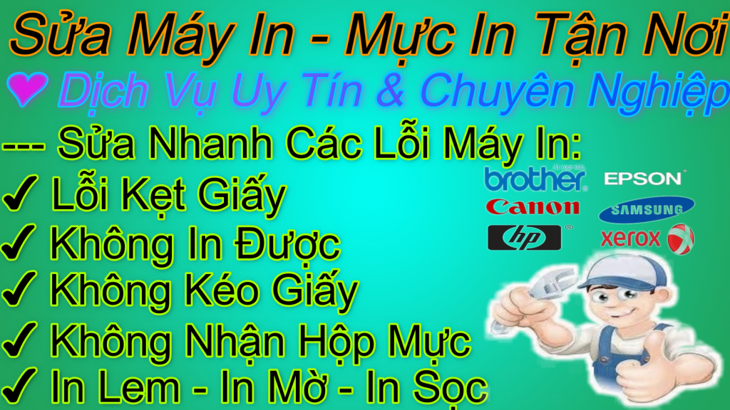 Sửa Máy In Tại Quận Bình Tân